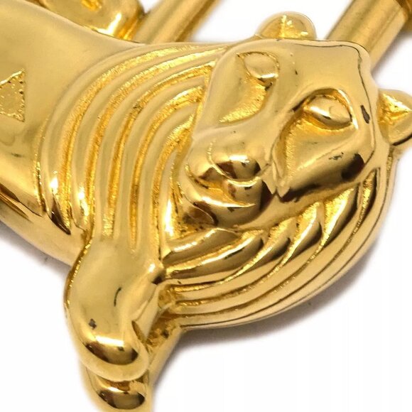 Hermes I'Afrique Lion 1997 Cadena Gold Small Good - Picture 4 of 4